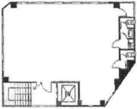 神楽坂Uビル 4階 間取り図