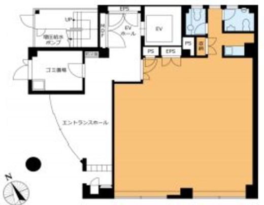 VORT虎ノ門south 1階 間取り図