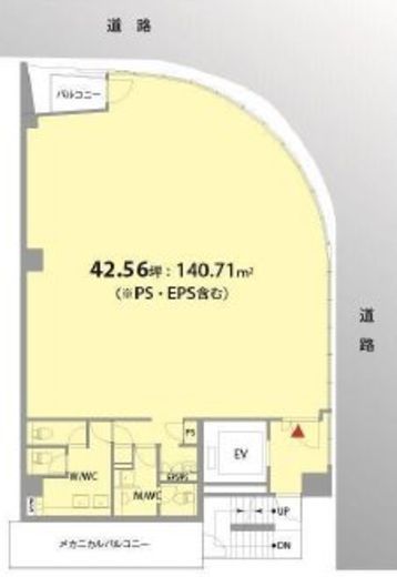 BC神南PROPERTY 3階 間取り図