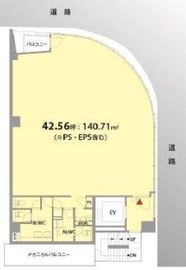 BC神南PROPERTY 3階 間取り図