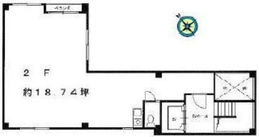 けやきビル 2階 間取り図