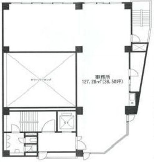 神保町協和ビル 2階 間取り図