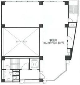 神保町協和ビル 2階 間取り図