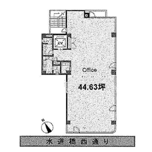 共和15番館ビル 6階 間取り図