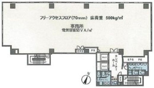 東日本橋一丁目ビル 5階 間取り図
