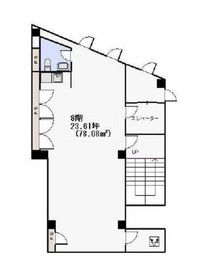 ルート神楽坂 8階 間取り図