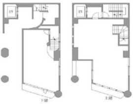 ONZE1852ビル 1-2階 間取り図