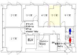 エキスパートオフィス渋谷 805 間取り図