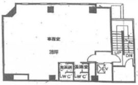 渋澤ビル 2階 間取り図