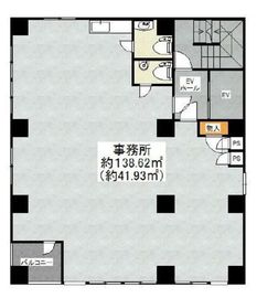 中央山田ビル 3階 間取り図