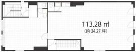 景雲ビル 3階 間取り図