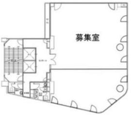 新宿北西ビル 10階 間取り図