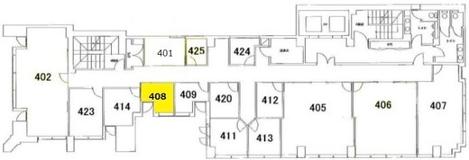 ル・グラシエルBLDG.7 408-2 間取り図
