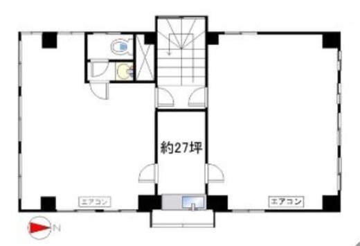 金子ビル 2階 間取り図