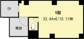 ルーフ六本木ビル（仮称） 5階 間取り図