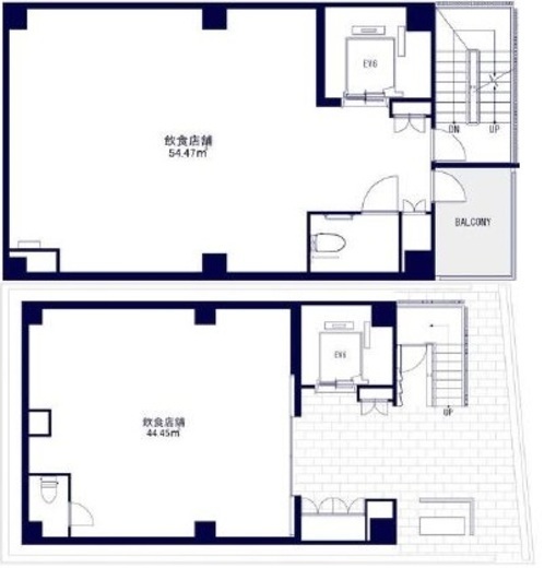 第五銀座ウェスト築地ビル 1-9階(一棟) 間取り図