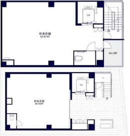 第五銀座ウェスト築地ビル 1-9階(一棟) 間取り図