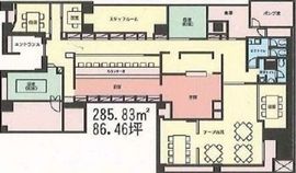 六本木アーバンレックス B1階 間取り図