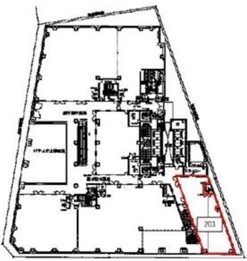 NBFコモディオ汐留 203 間取り図