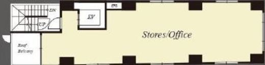 HARADA Bld.8 2階 間取り図