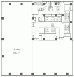 室町ちばぎん三井ビルディング 1101 間取り図