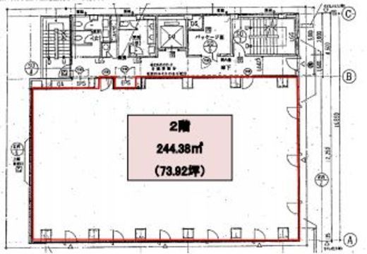 芝浦SECビル 2階 間取り図