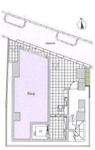 Premiere MiMo waseda sta 1階 間取り図
