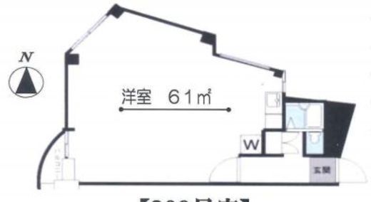 シャンボール北新宿 209 間取り図