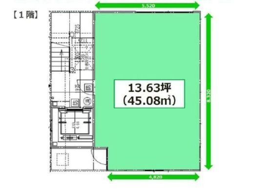 CENTER VILLAGE 築地 1階 間取り図