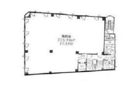 日本橋浜町ビル 2階 間取り図