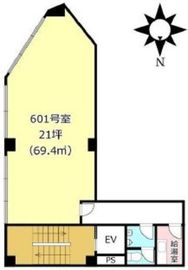 第2セイコービル 601 間取り図
