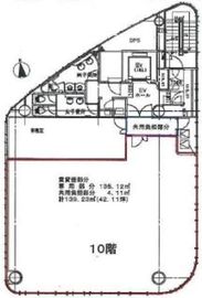 第一御幸ビル 10階 間取り図