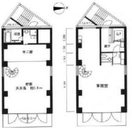 エイト・バイ・エイチビル 5階 間取り図