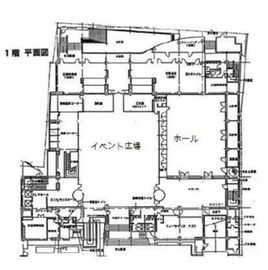 建築会館 2階 間取り図