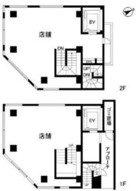 AOIHOUSE SHINJUKU 1-2階 間取り図