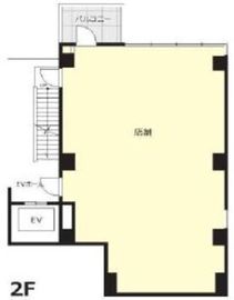 Frame西麻布 2階 間取り図