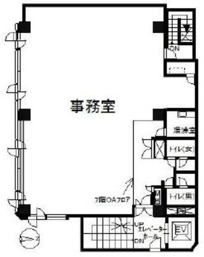 YSKビル 7階 間取り図