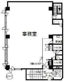 YSKビル 7階 間取り図