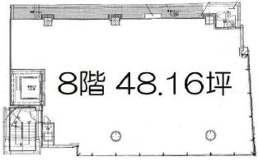 銀座マロニエテラス 8階 間取り図