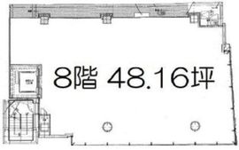 銀座マロニエテラス 8階 間取り図