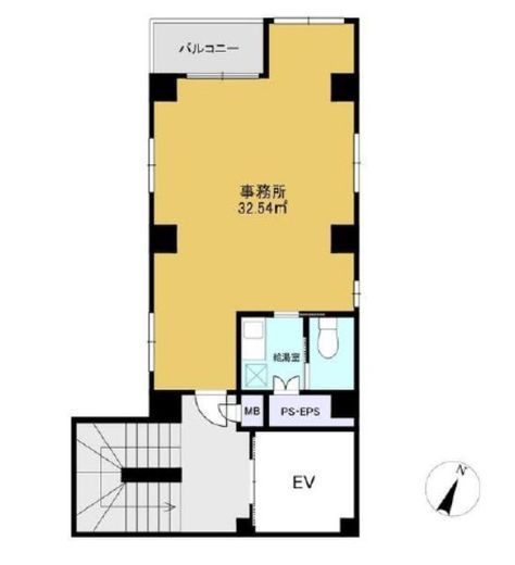 グランディール日本橋 8階 間取り図