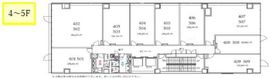 クロスオフィス渋谷 404 間取り図