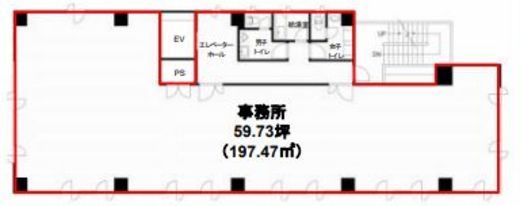 新宿御苑さくらビル 2階 間取り図