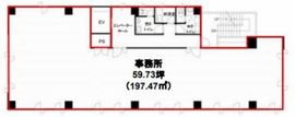 新宿御苑さくらビル 2階 間取り図