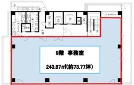 KDX三田ビル 9階 間取り図