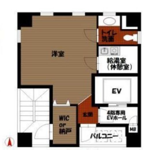 VANQUISH 4階 間取り図