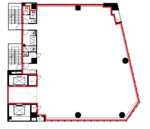 銀座一丁目ビル 6階 間取り図