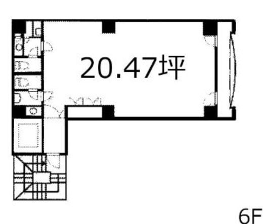 銀座NFビル 6階 間取り図