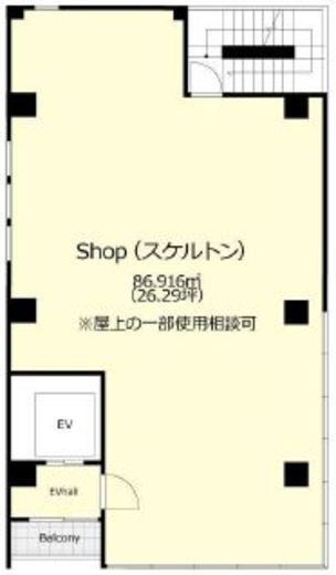 青山MYビル 9階 間取り図