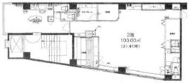 第2松下ビル 2階 間取り図